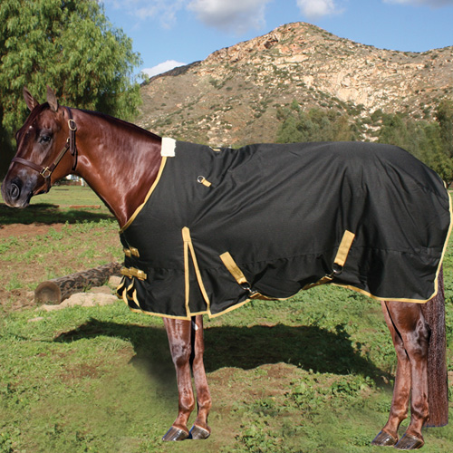 EQUISENTIAL™ 600D WINTER TURNOUT BLANKETS EQWBBKLTAN